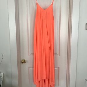 Coral Resort Maxi Dress by Pink Stitch